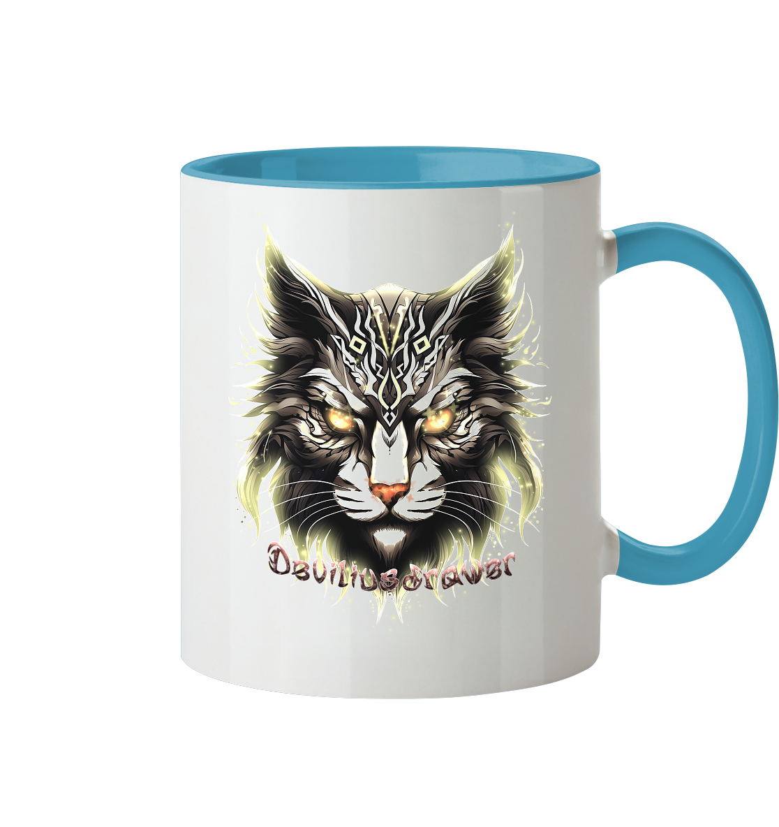 Deviliusdrawer Golden Cat - Tasse zweifarbig