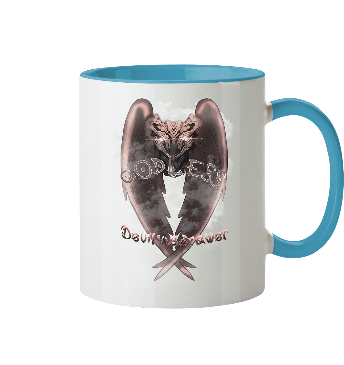 Deviliusdrawer Godless Owl - Tasse zweifarbig