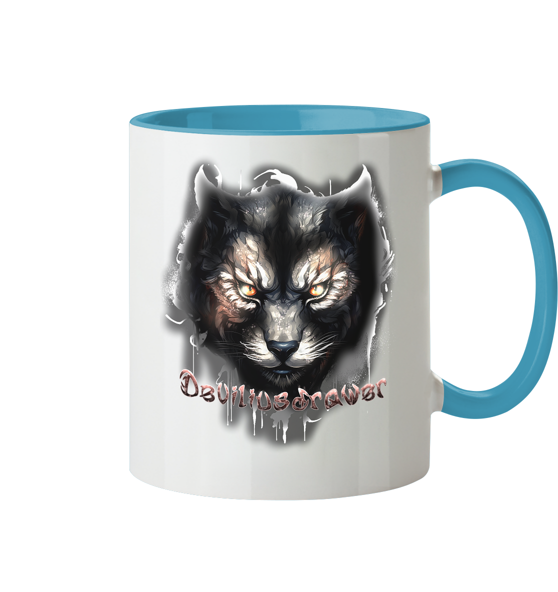 Deviliusdrawer Vampire Cat - Tasse zweifarbig