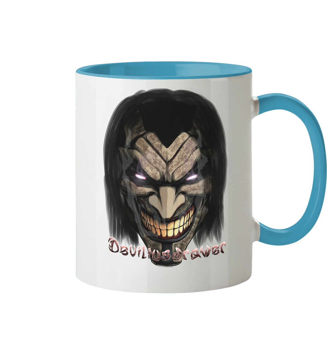 Deviliusdrawer Smiling Devil - Tasse zweifarbig
