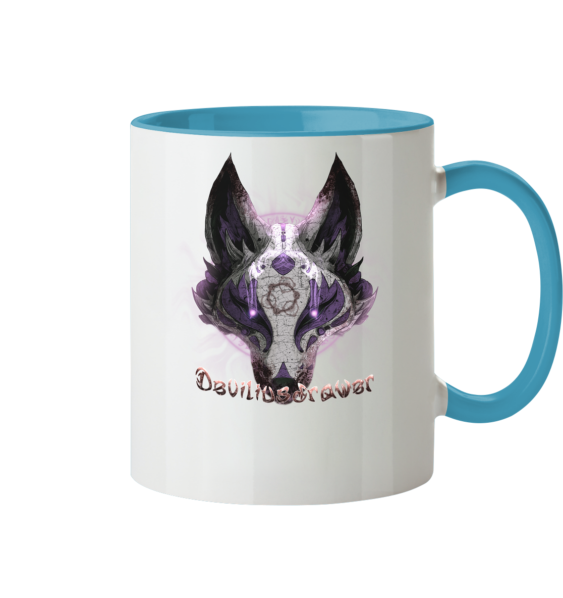 Deviliusdrawer Dark Kitsune - Tasse zweifarbig