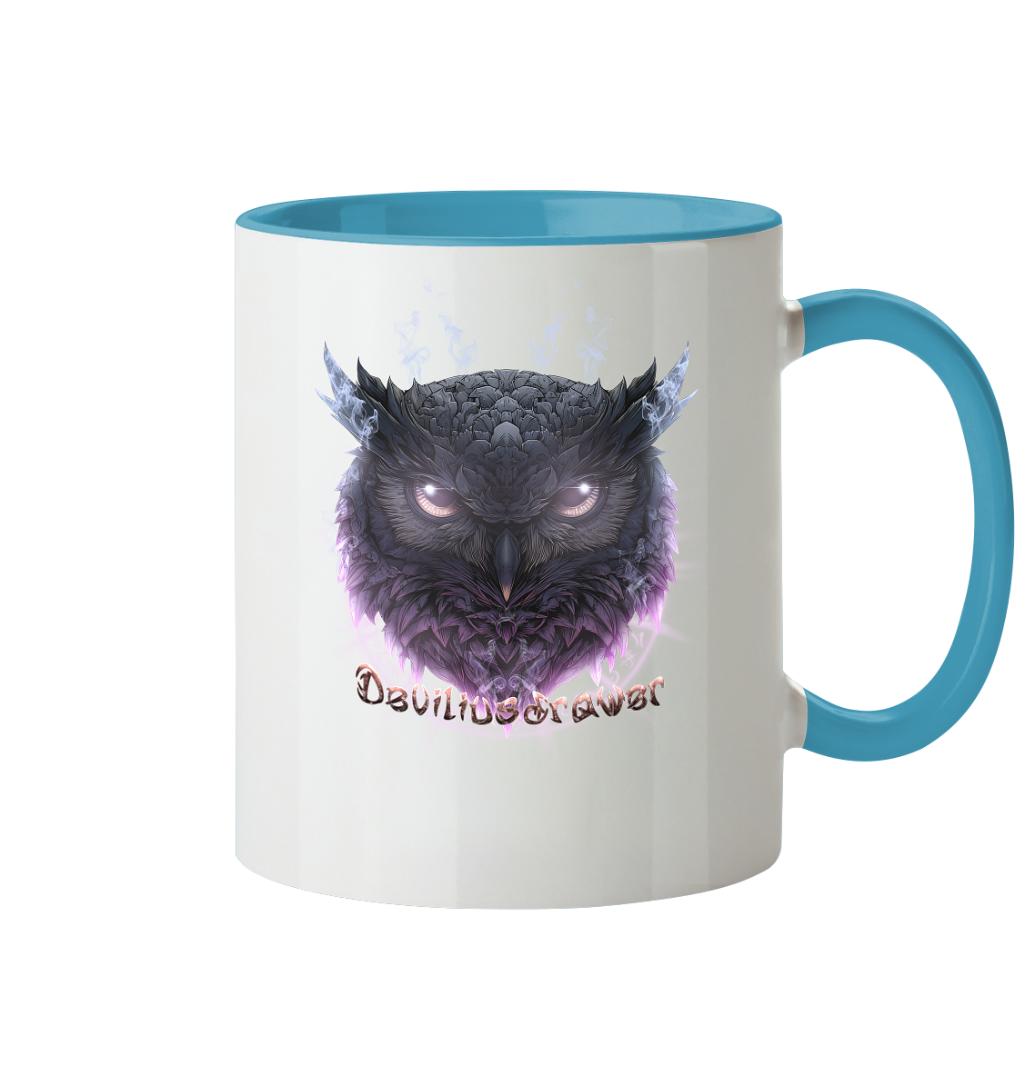 Deviliusdrawer Darkness Owl - Tasse zweifarbig
