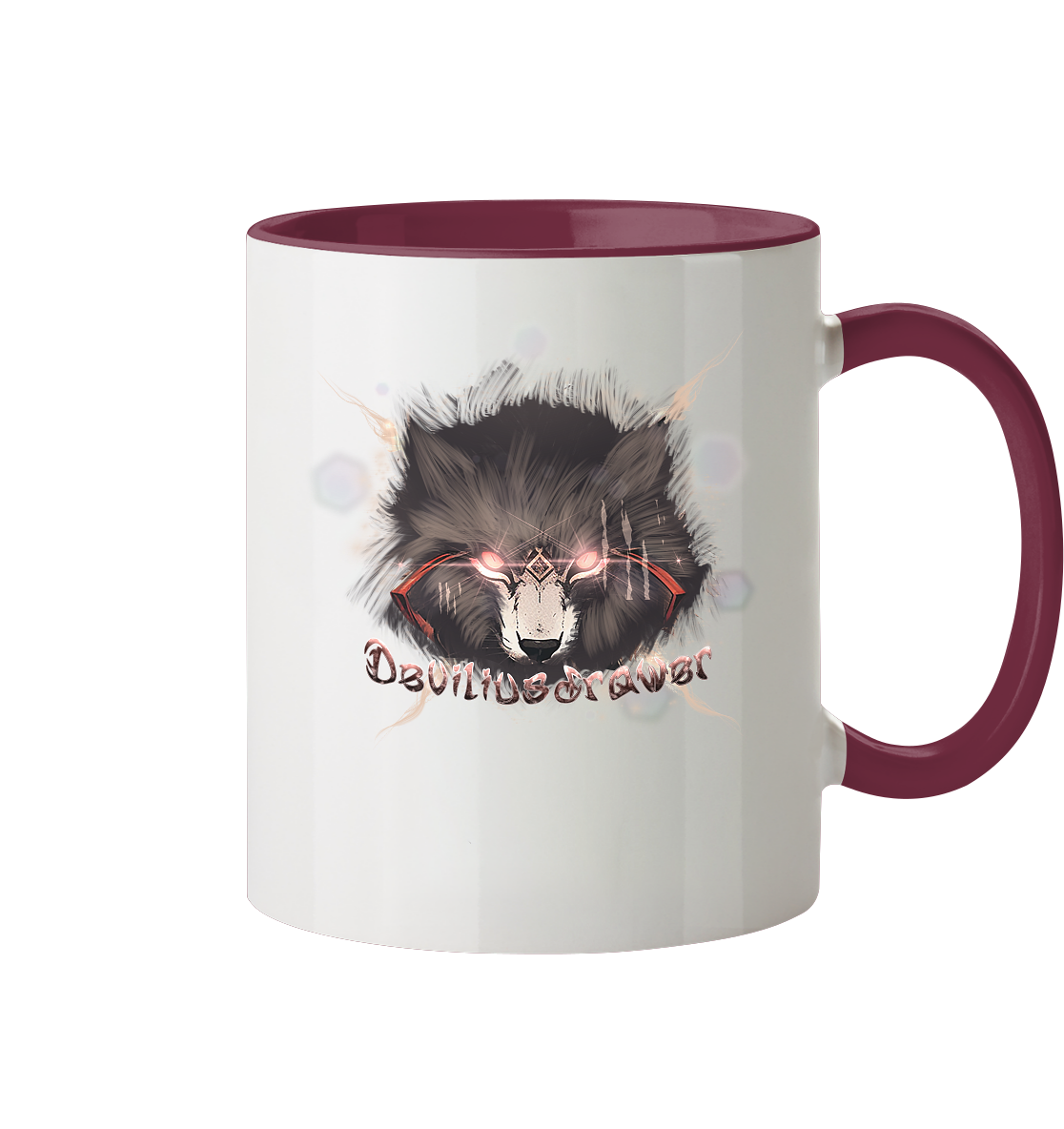 Deviliusdrawer Sparking Wolf - Tasse zweifarbig