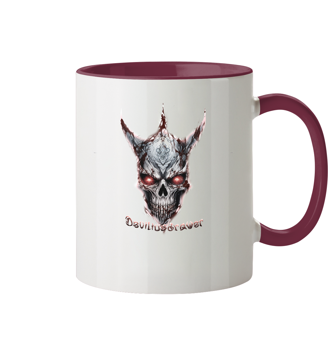 Deviliusdrawer Bloody Skeleton - Tasse zweifarbig