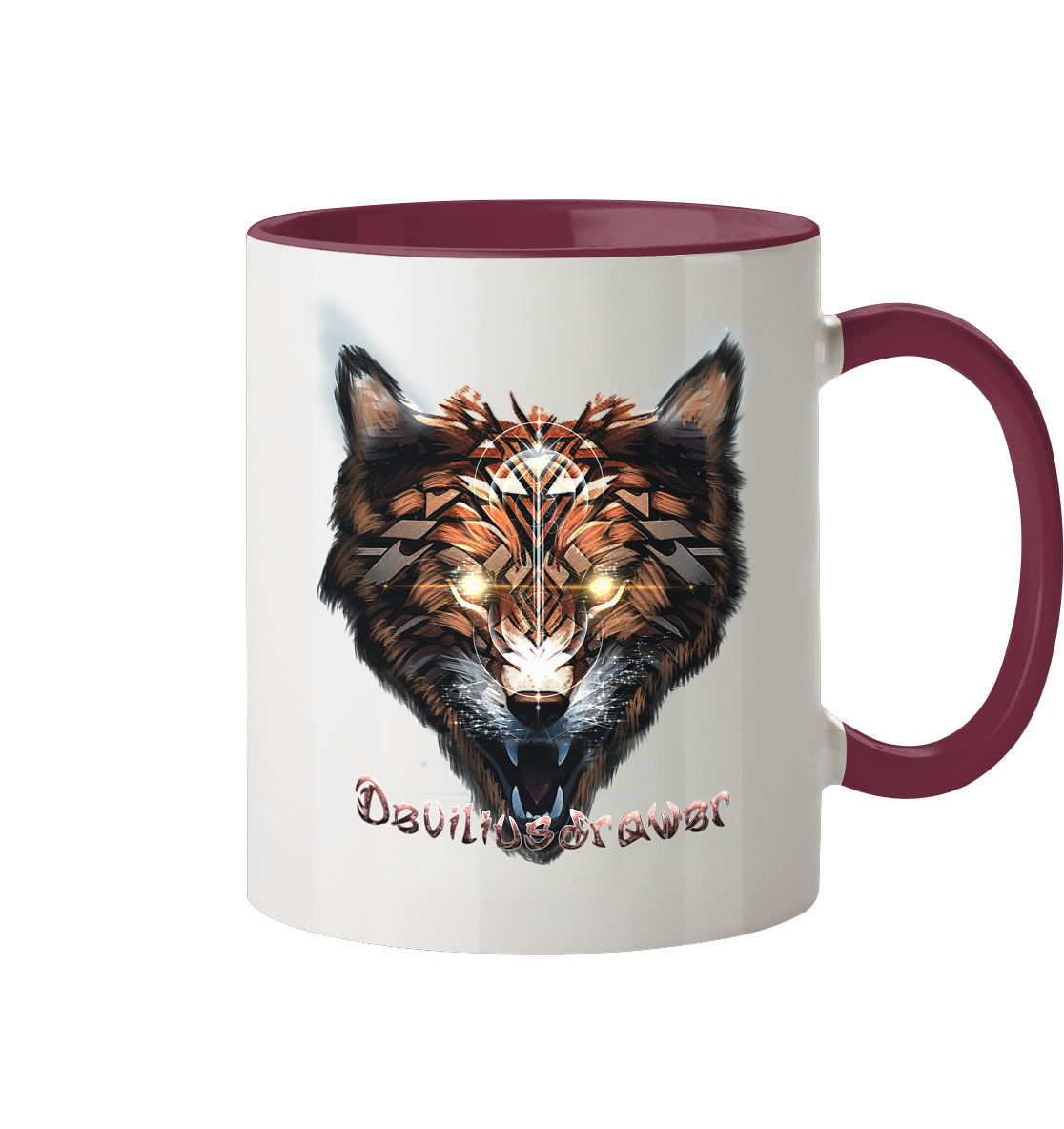 Deviliusdrawer Foxwolf - Tasse zweifarbig