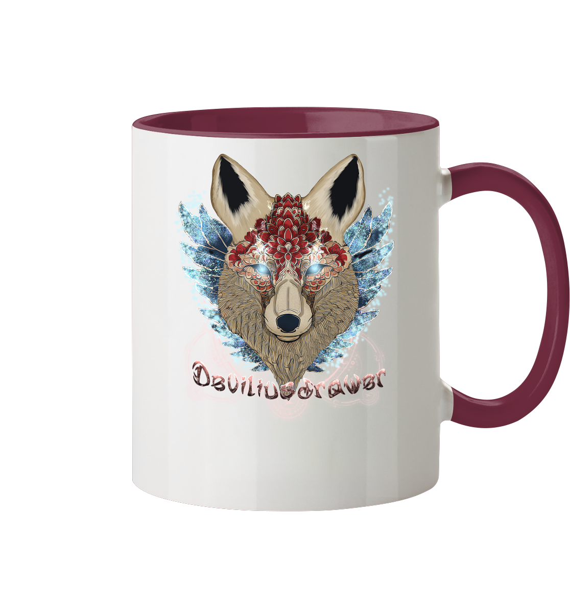 Deviliusdrawer Diamond Kitsune - Tasse zweifarbig