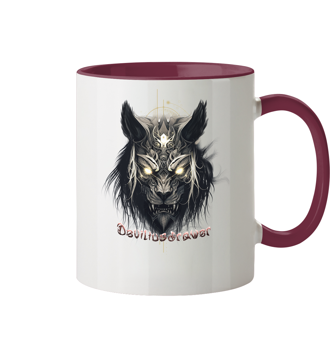 Deviliusdrawer Wolftiger - Tasse zweifarbig