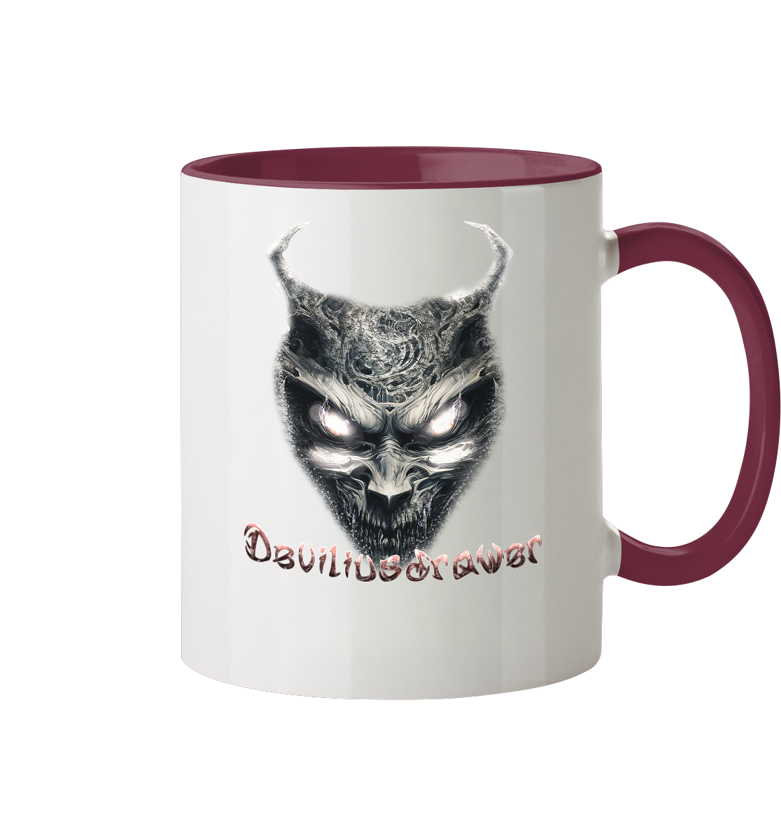 Deviliusdrawer Demonic Evil Zombie - Tasse zweifarbig