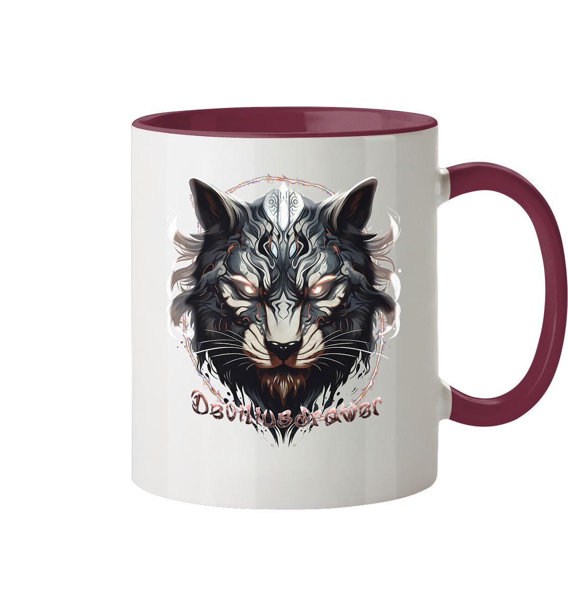 Deviliusdrawer Wolfcat - Tasse zweifarbig
