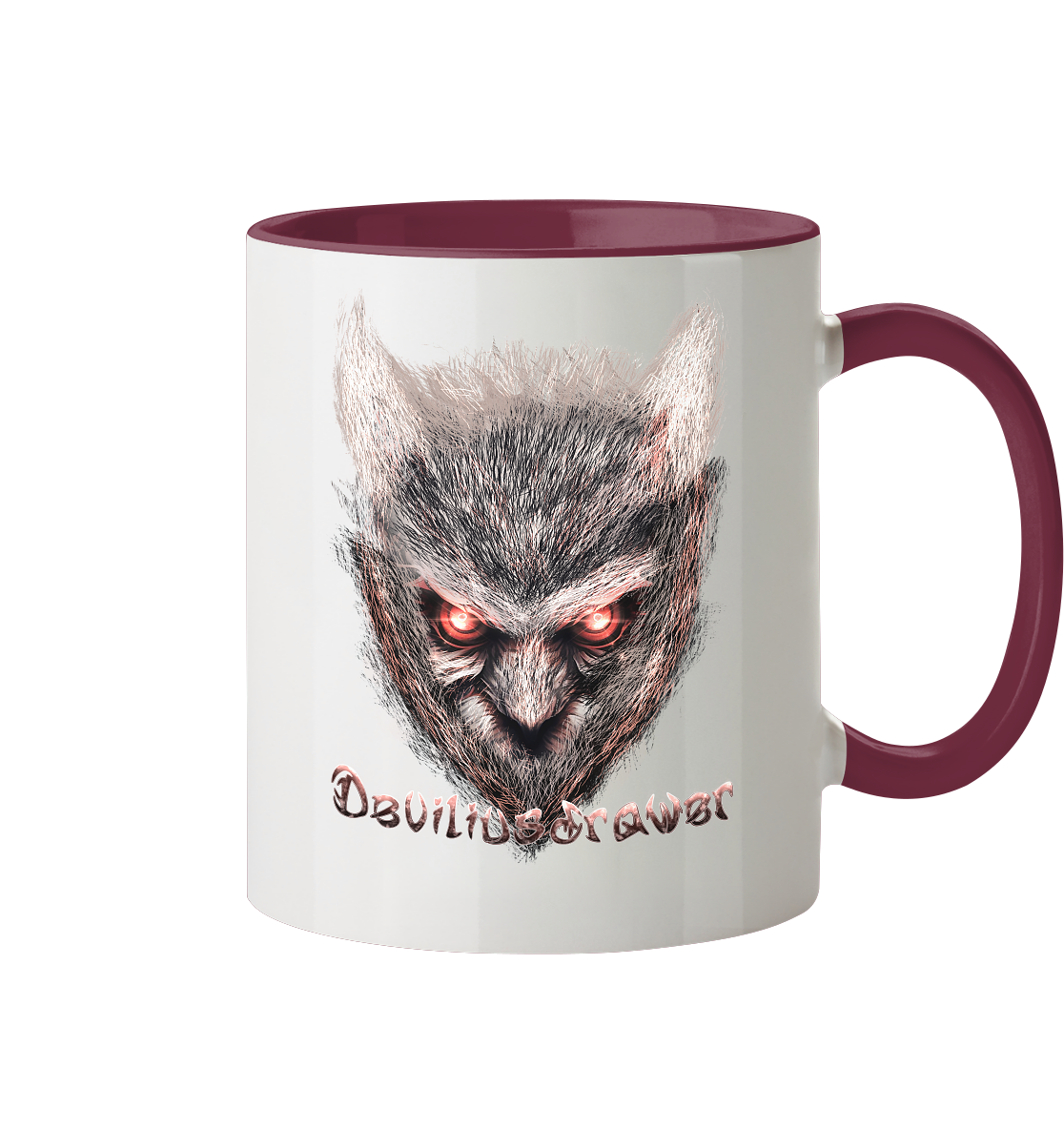 Deviliusdrawer Red Eyed Owl - Tasse zweifarbig
