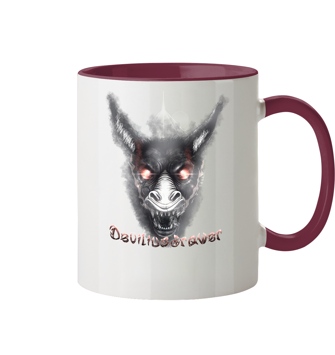 Deviliusdrawer Evil Donkey - Tasse zweifarbig