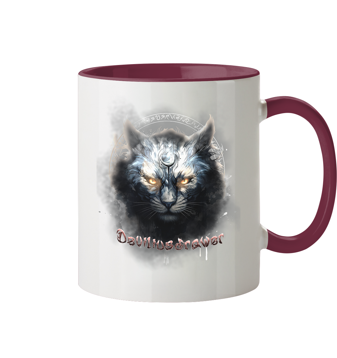 Deviliusdrawer Mysthic Cat - Tasse zweifarbig