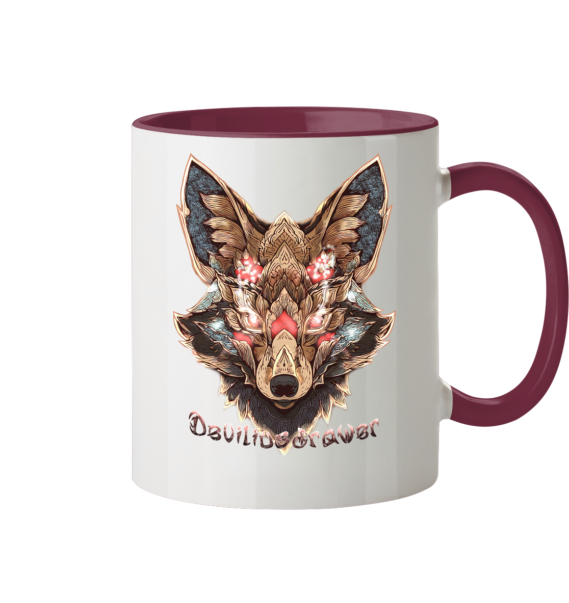 Deviliusdrawer Cristal Kitsune - Tasse zweifarbig