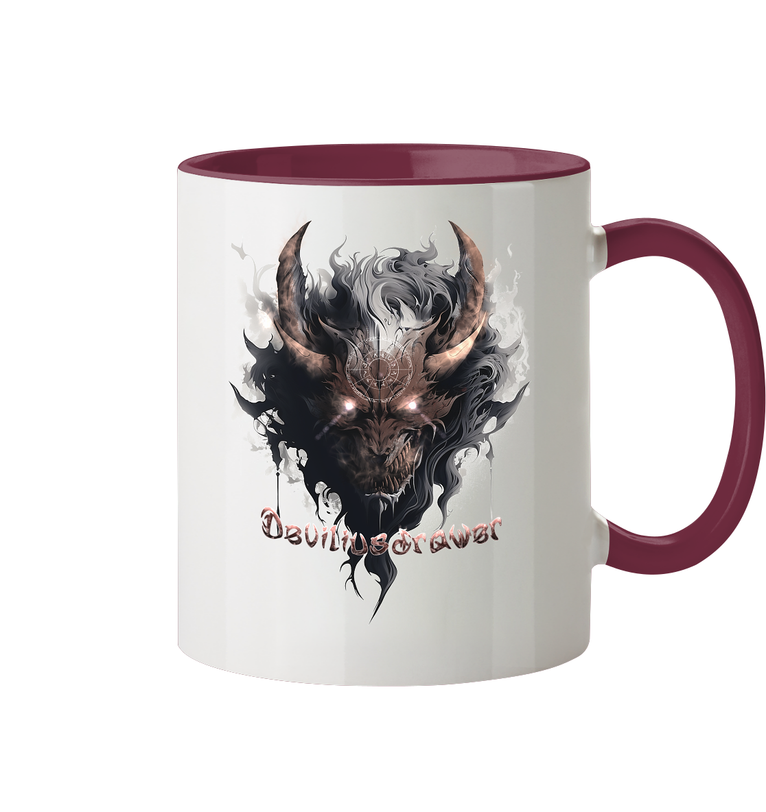 Deviliusdrawer Magic Redeyed Demon - Tasse zweifarbig