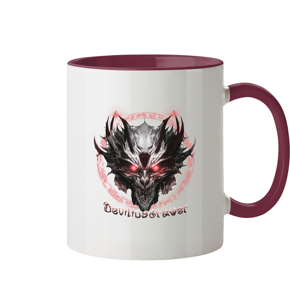 Deviliusdrawer Magic Glow Devil - Tasse zweifarbig