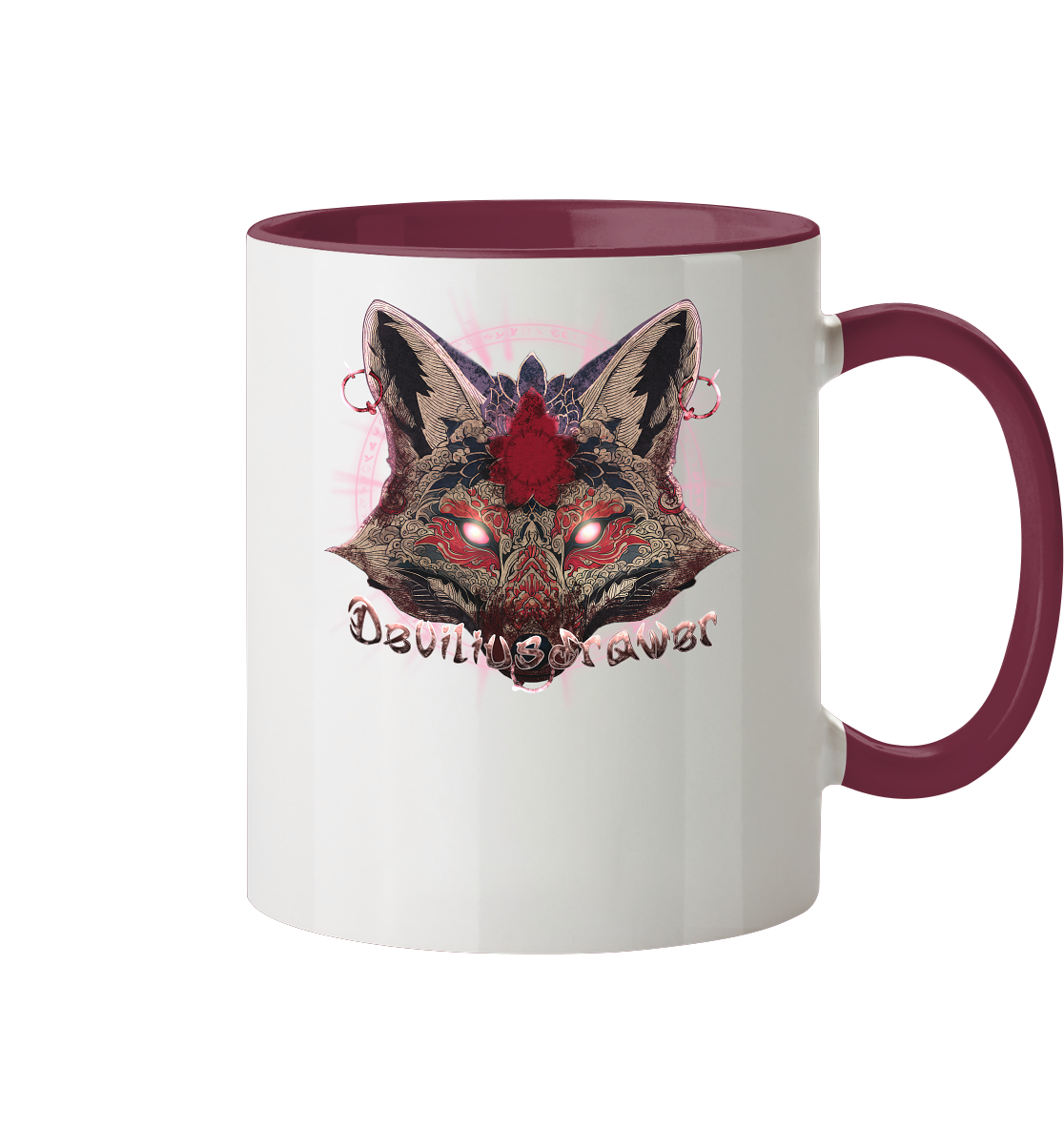 Deviliusdrawer Demon Kitsune - Tasse zweifarbig