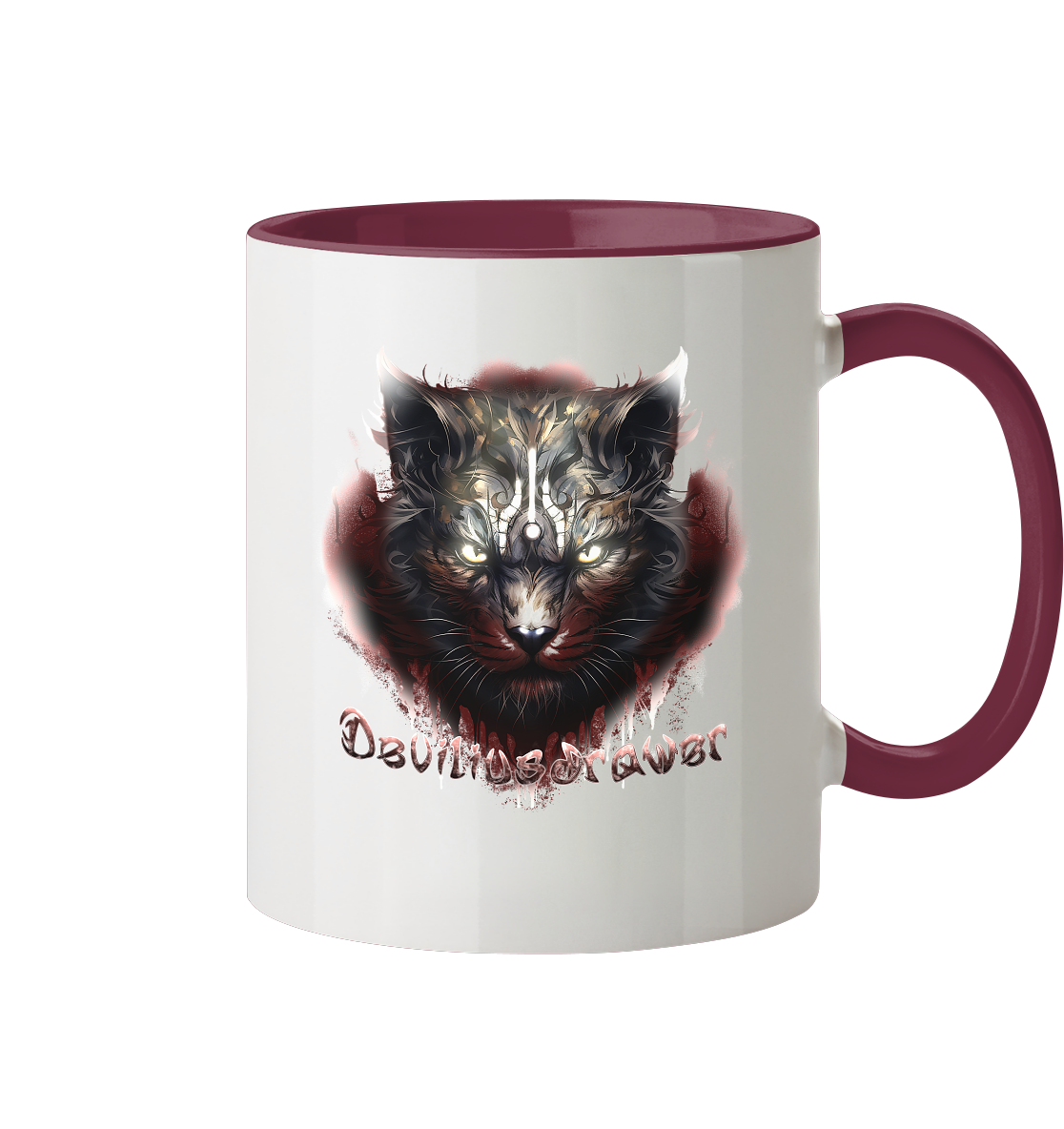 Deviliusdrawer Angry Badass - Tasse zweifarbig