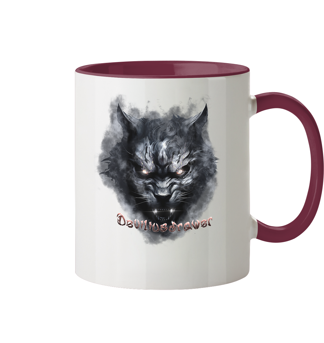 Deviliusdrawer Dark Beast Tiger  - Tasse zweifarbig