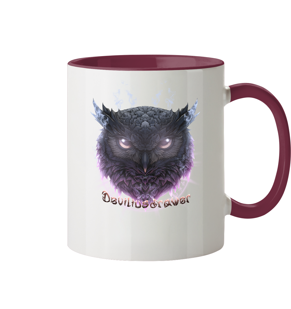 Deviliusdrawer Darkness Owl - Tasse zweifarbig