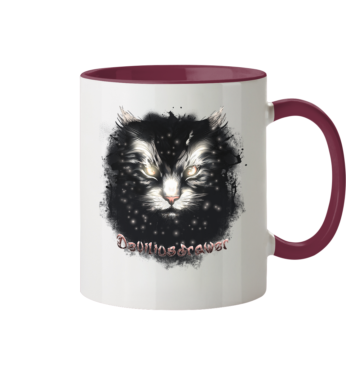 Deviliusdrawer Star Cat - Tasse zweifarbig