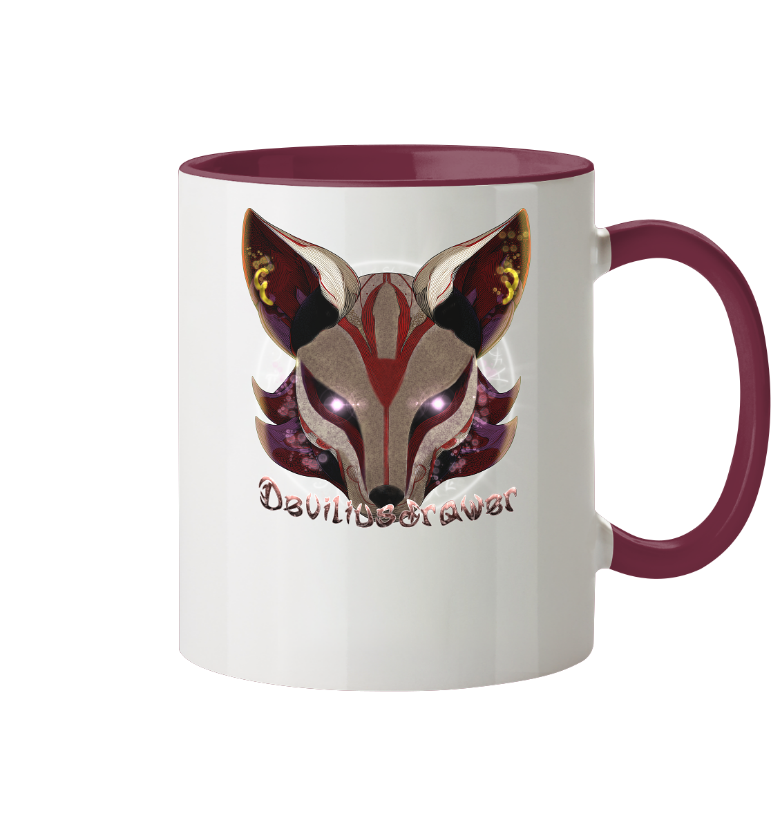 Deviliusdrawer Magic Kitsune - Tasse zweifarbig