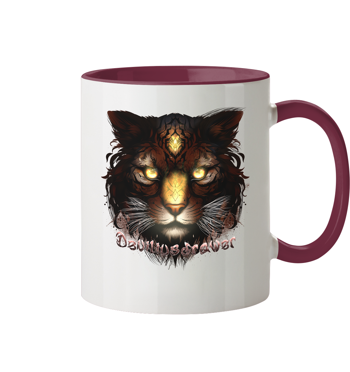 Deviliusdrawer Gold Tigercat - Tasse zweifarbig