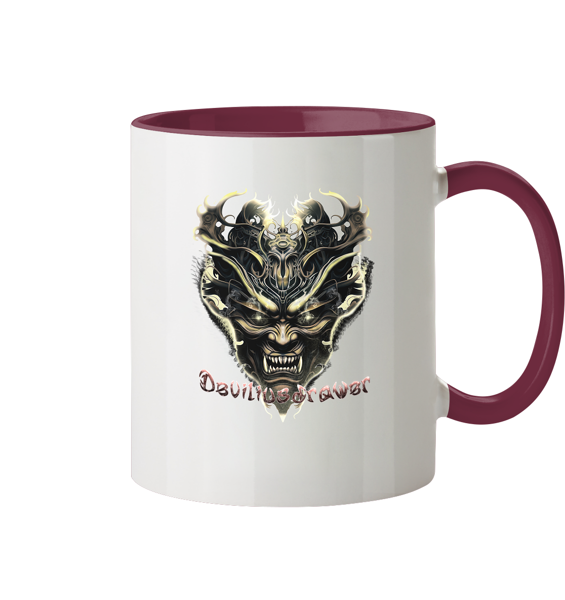 Deviliusdrawer Golden Demon Vampire - Tasse zweifarbig