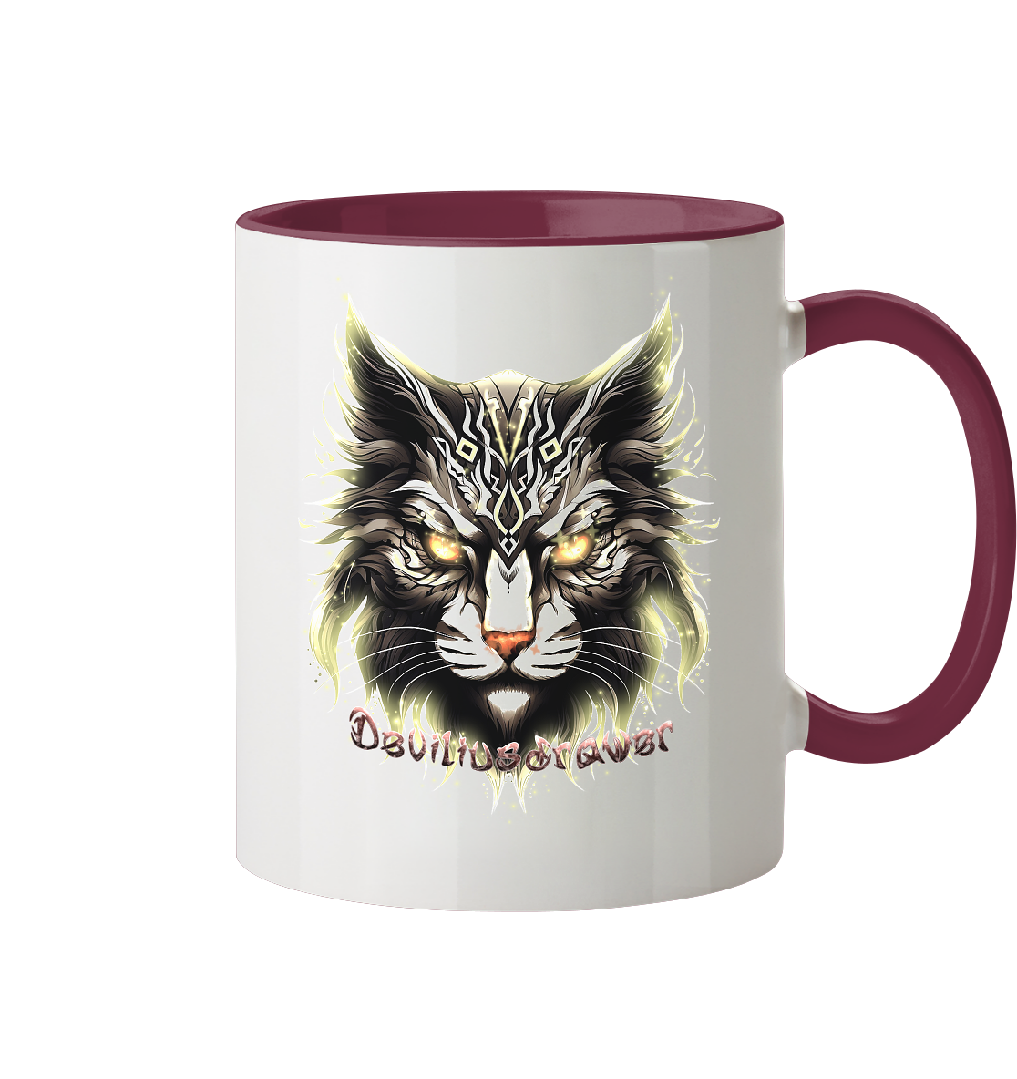 Deviliusdrawer Golden Cat - Tasse zweifarbig