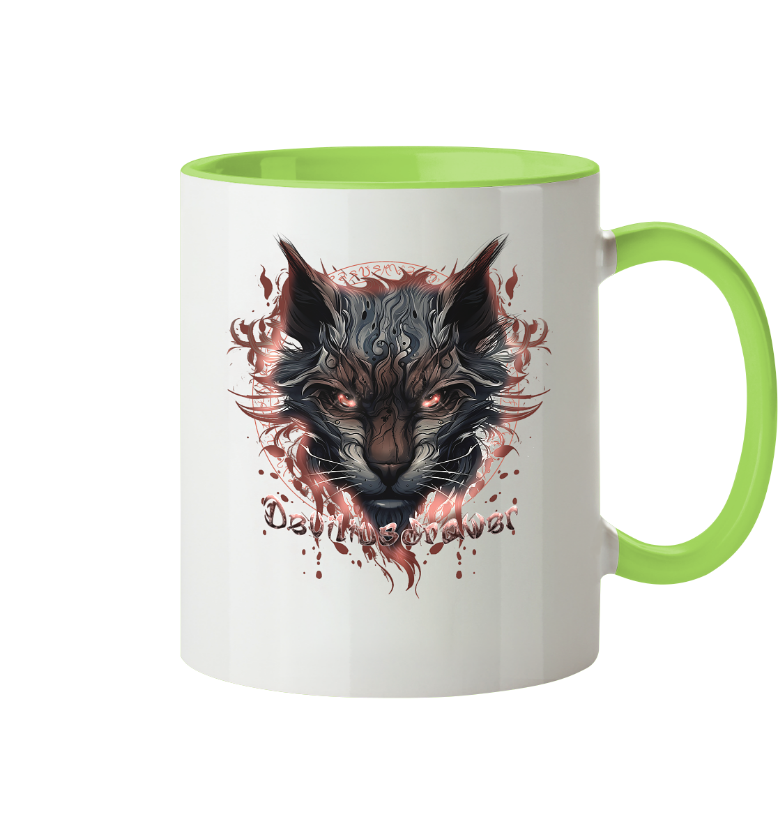 Deviliusdrawer Devil Cat - Tasse zweifarbig
