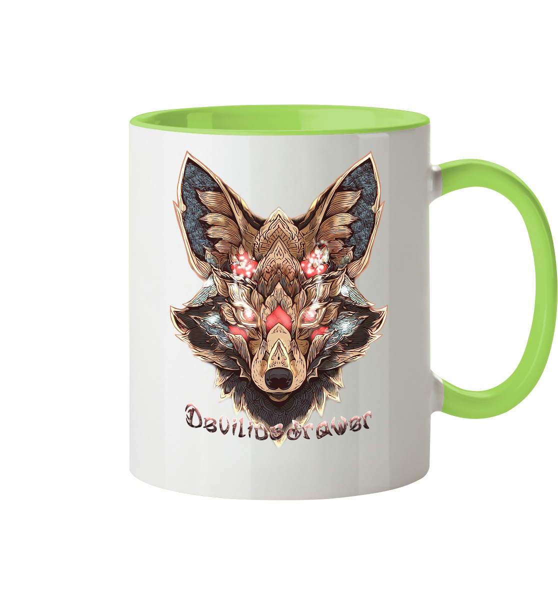 Deviliusdrawer Cristal Kitsune - Tasse zweifarbig