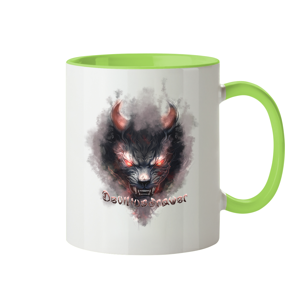 Deviliusdrawer Red Smoked Cat - Tasse zweifarbig