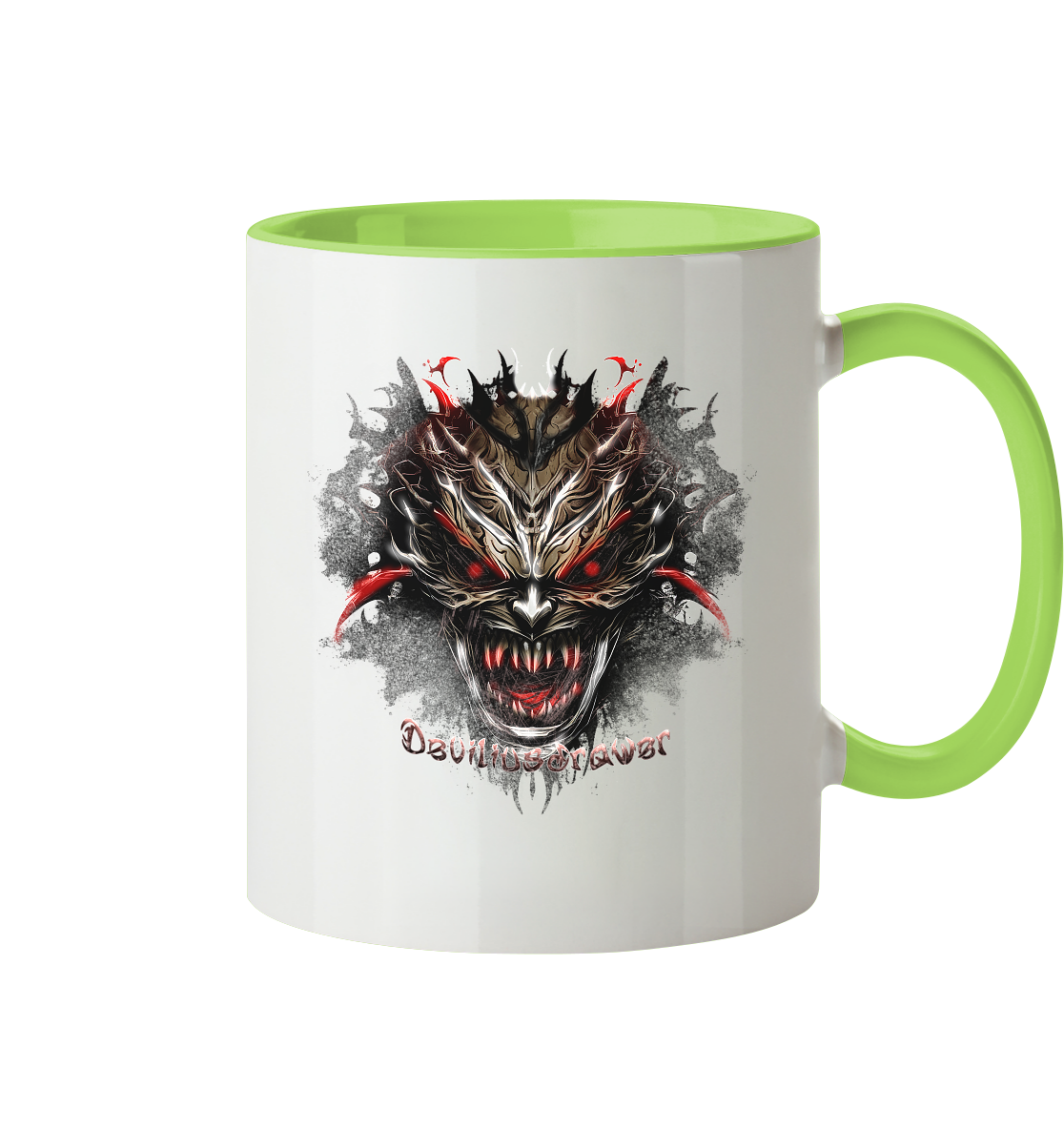 Deviliusdrawer Dark Redeyed Devil - Tasse zweifarbig
