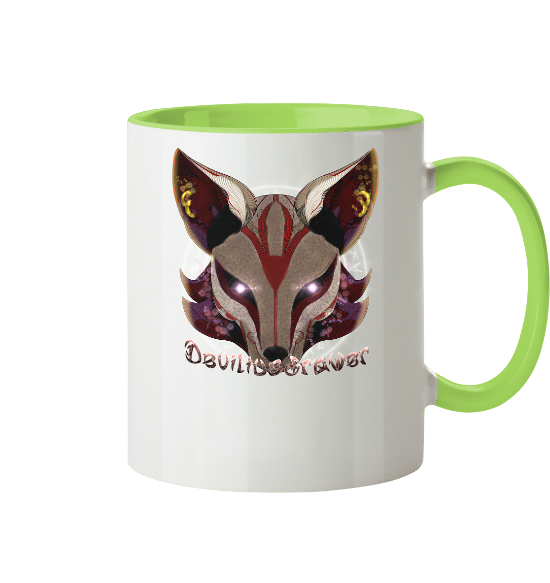 Deviliusdrawer Magic Kitsune - Tasse zweifarbig