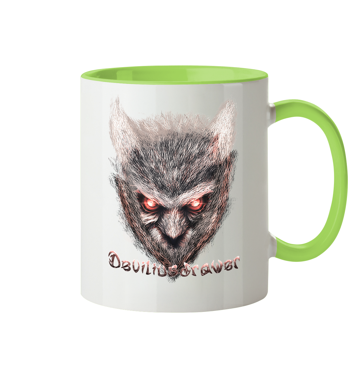 Deviliusdrawer Red Eyed Owl - Tasse zweifarbig