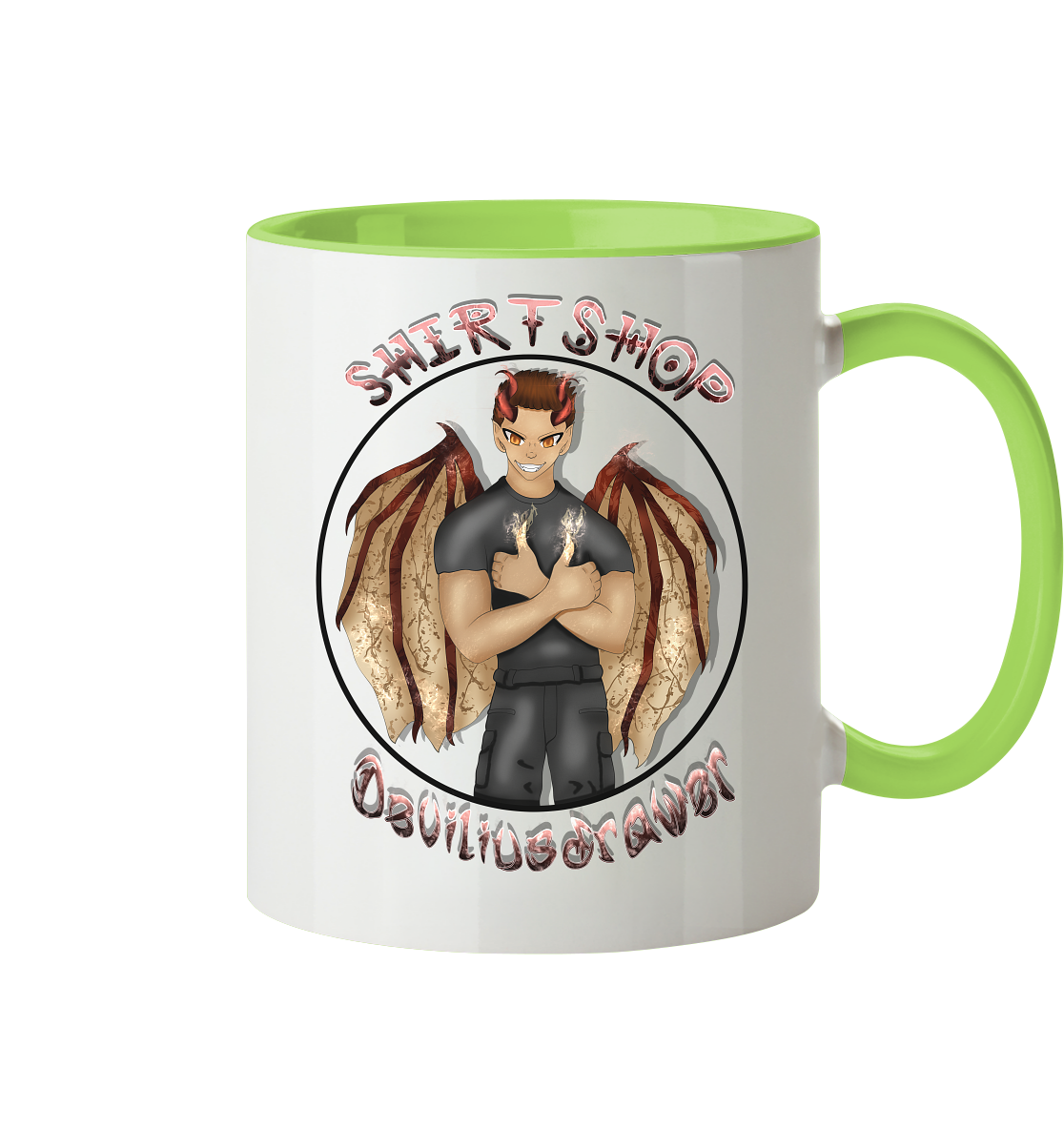 Deviliusdrawer Devilshop - Tasse zweifarbig