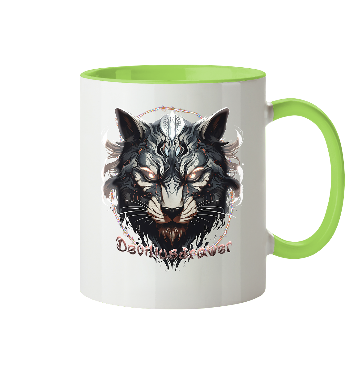 Deviliusdrawer Wolfcat - Tasse zweifarbig