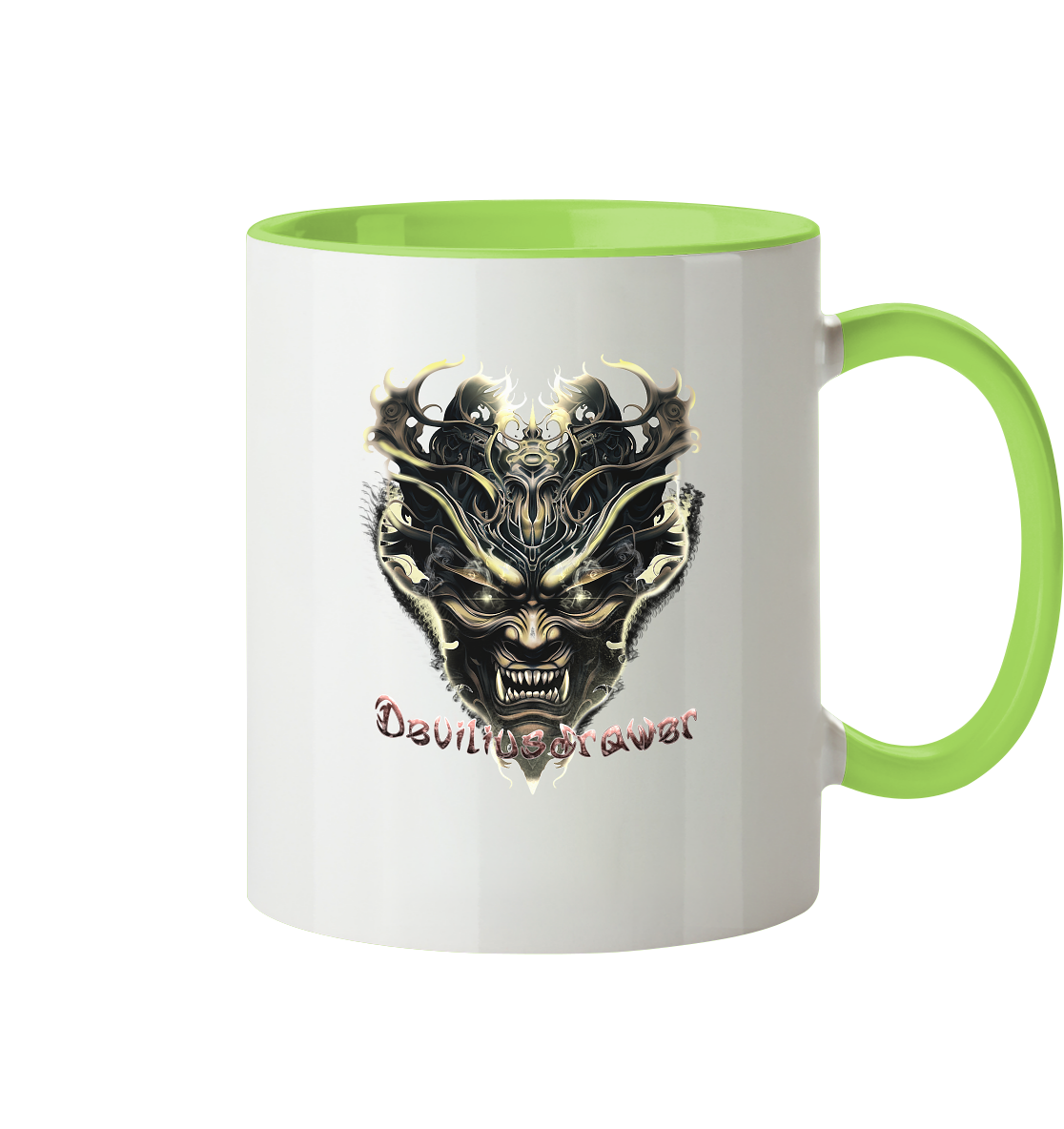 Deviliusdrawer Golden Demon Vampire - Tasse zweifarbig