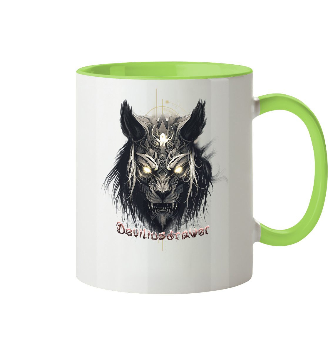 Deviliusdrawer Wolftiger - Tasse zweifarbig