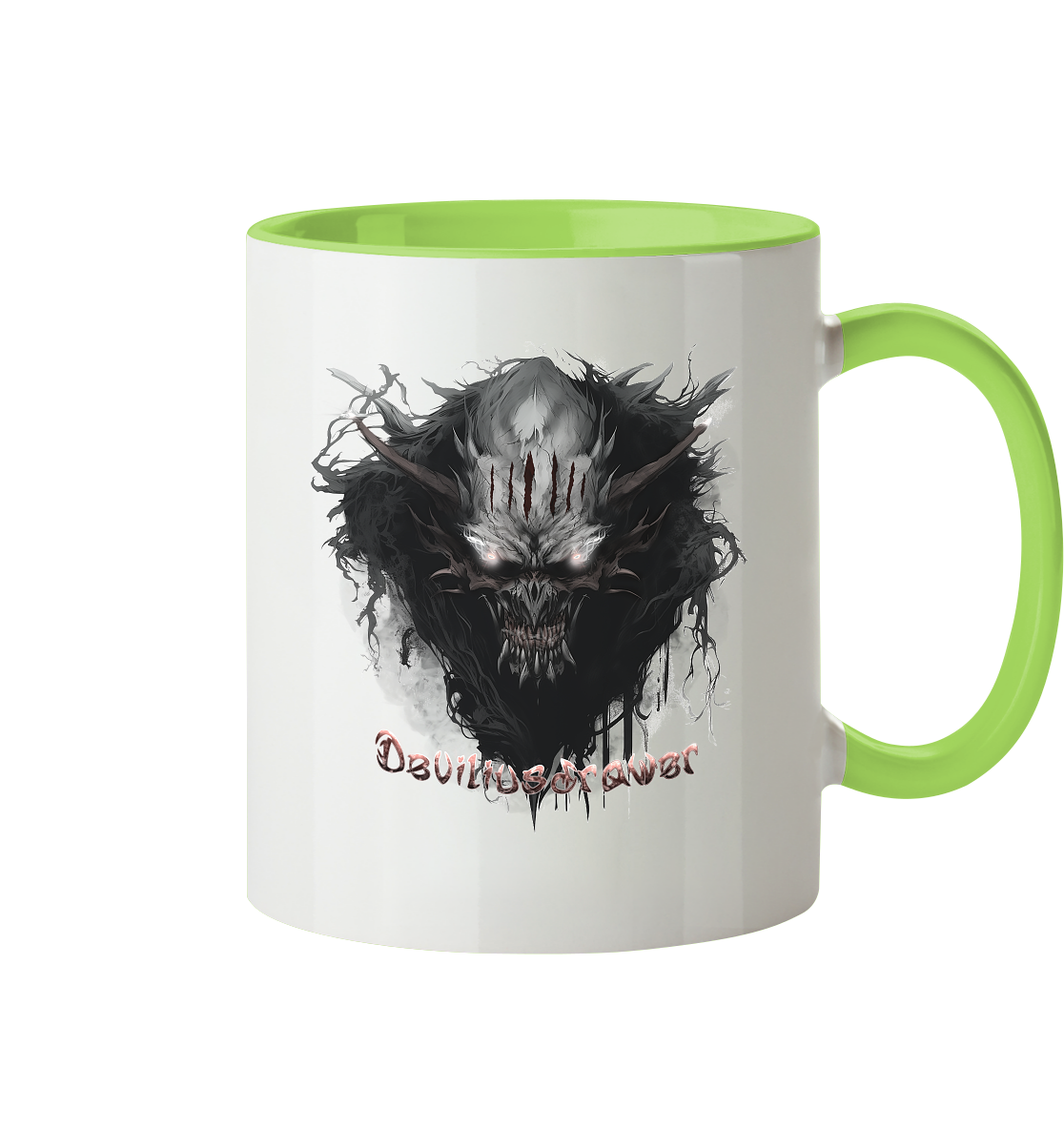 Deviliusdrawer Dark Smoke Demon - Tasse zweifarbig