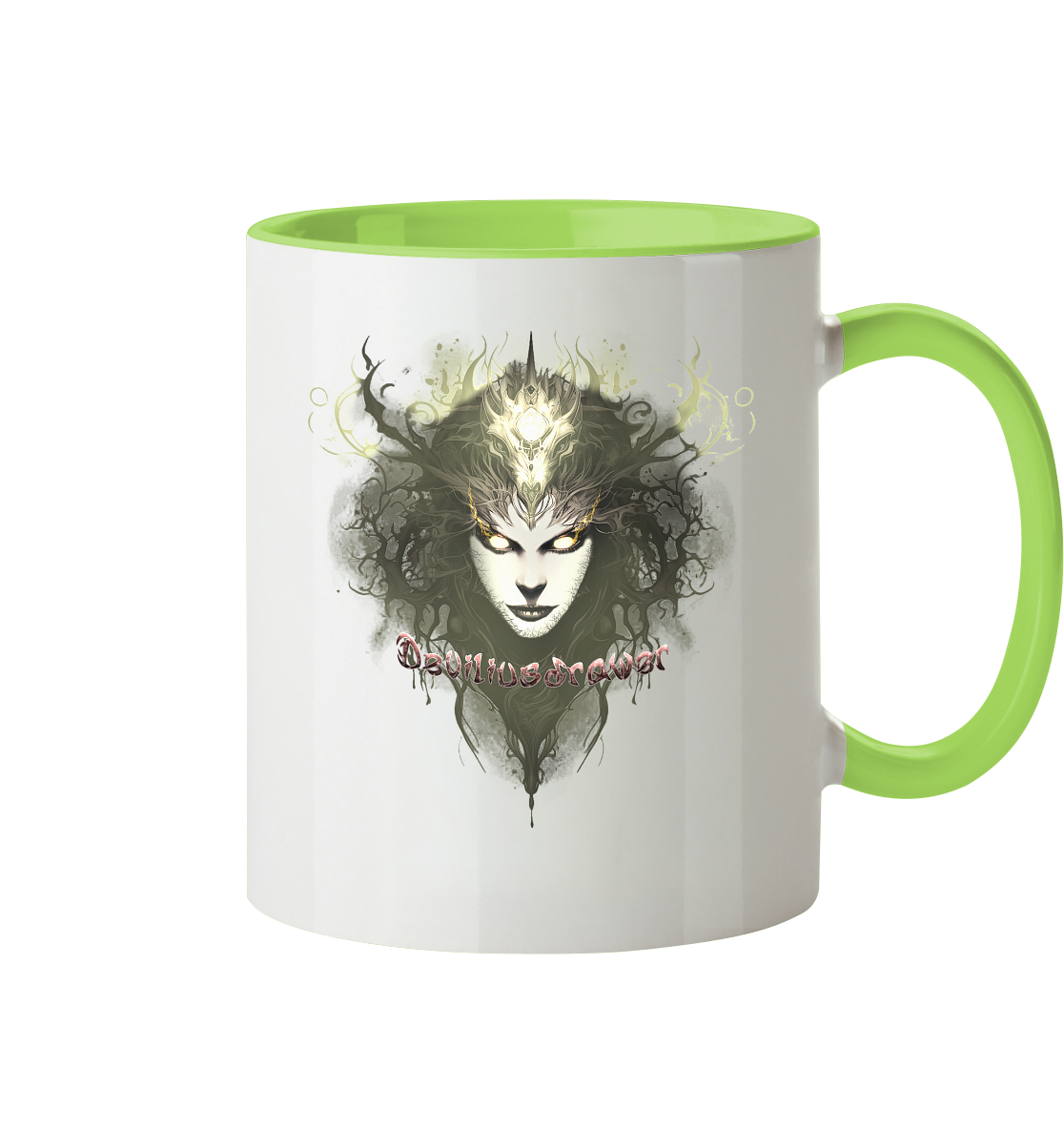 Deviliusdrawer Golden Demonica - Tasse zweifarbig