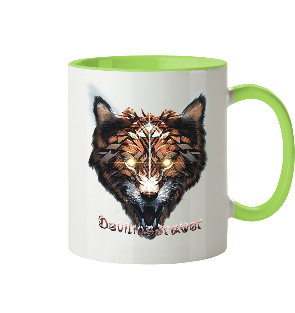 Deviliusdrawer Foxwolf - Tasse zweifarbig