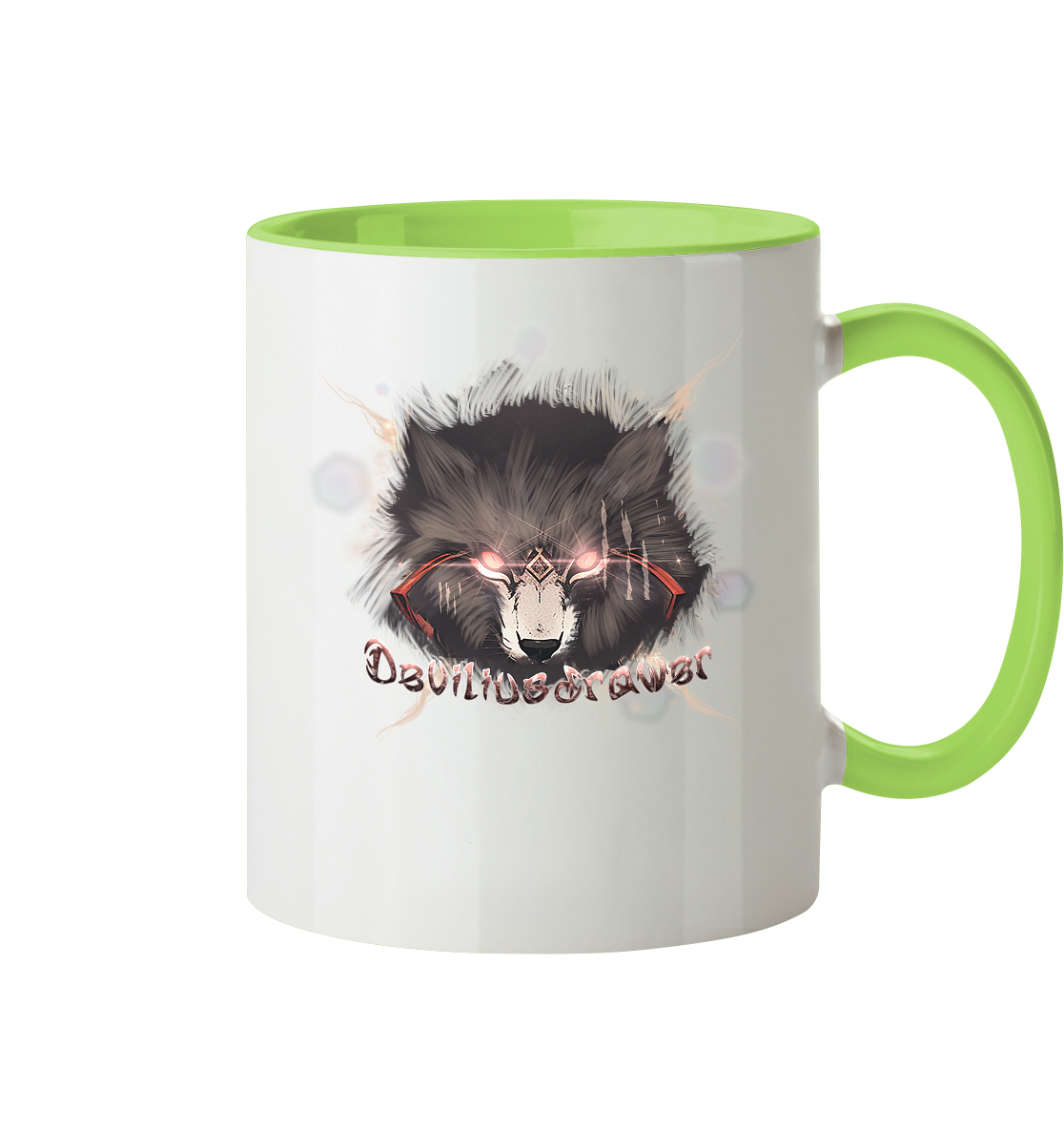 Deviliusdrawer Sparking Wolf - Tasse zweifarbig