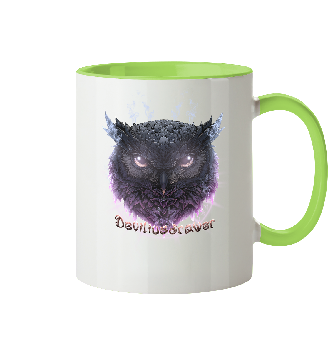 Deviliusdrawer Darkness Owl - Tasse zweifarbig