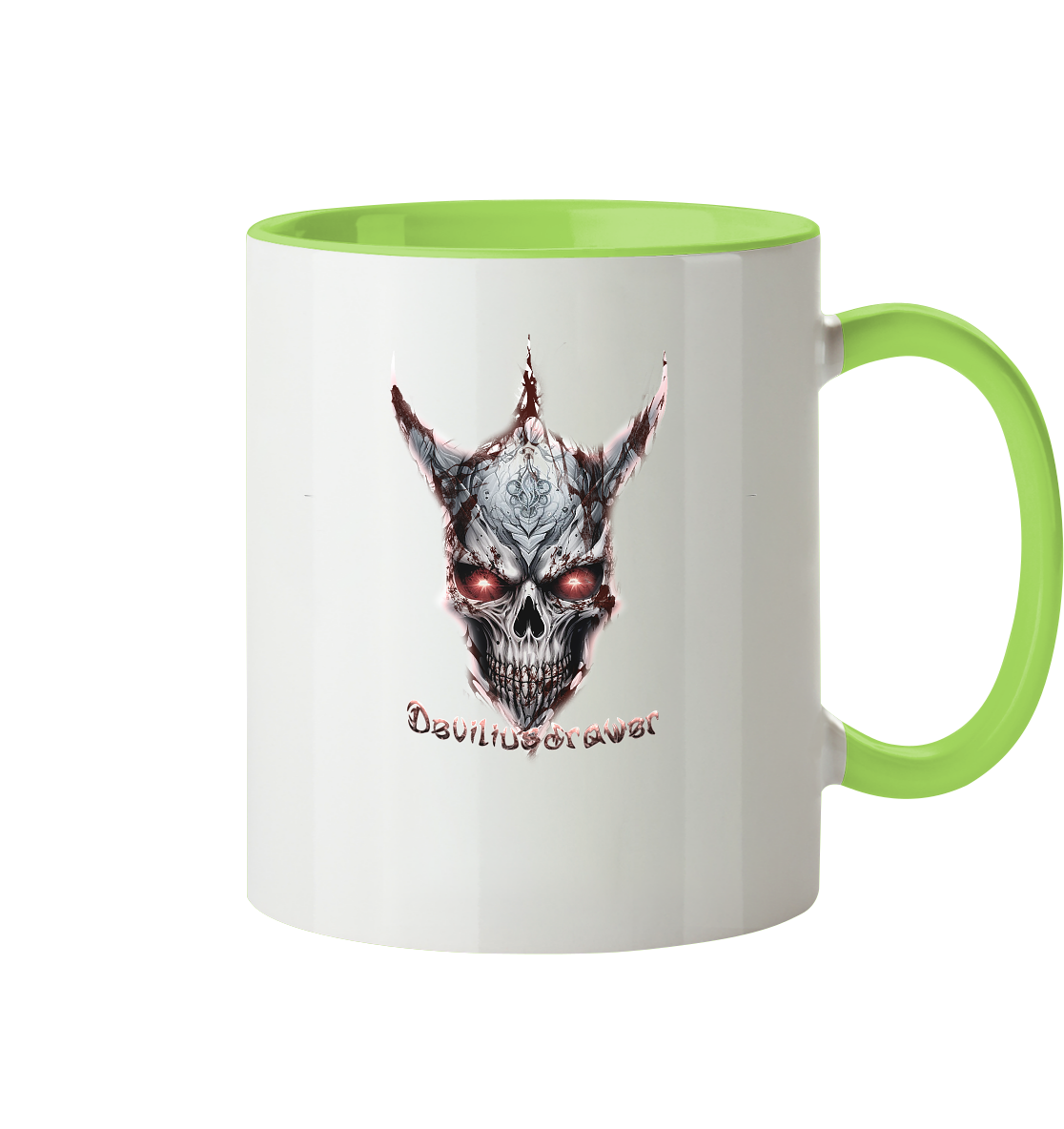 Deviliusdrawer Bloody Skeleton - Tasse zweifarbig