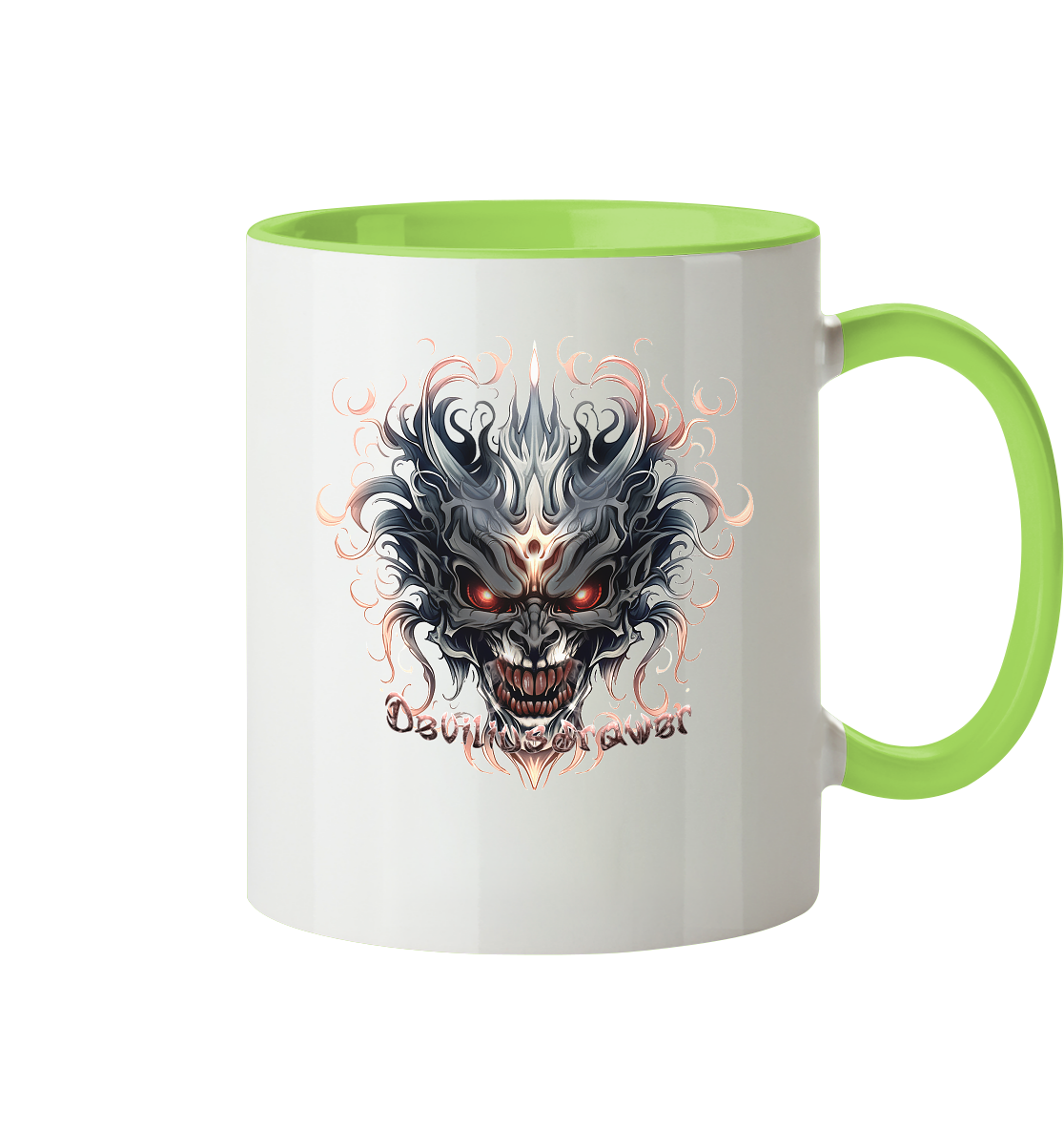 Deviliusdrawer Demon Mask - Tasse zweifarbig