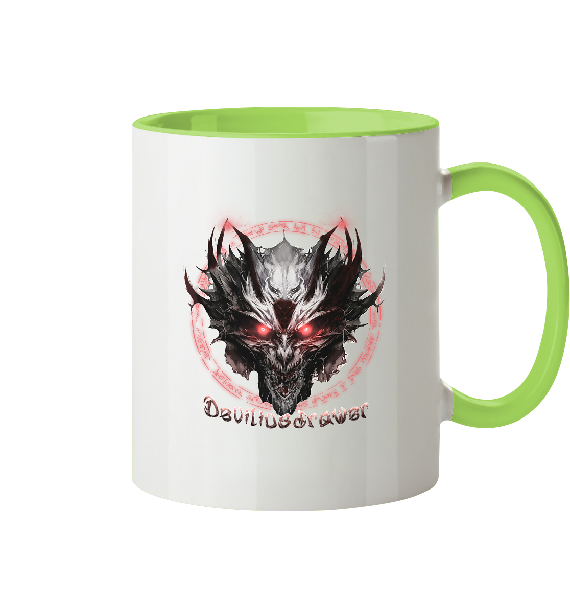 Deviliusdrawer Magic Glow Devil - Tasse zweifarbig