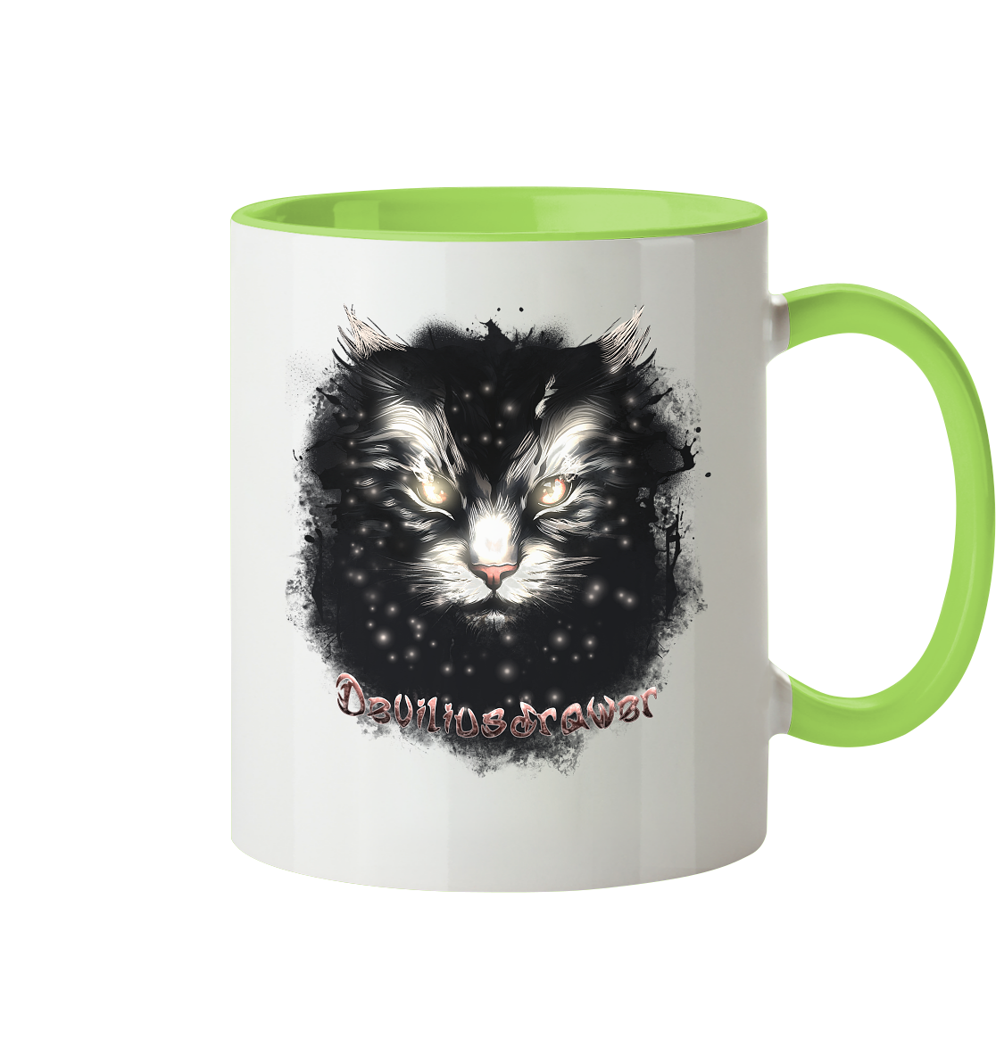 Deviliusdrawer Star Cat - Tasse zweifarbig