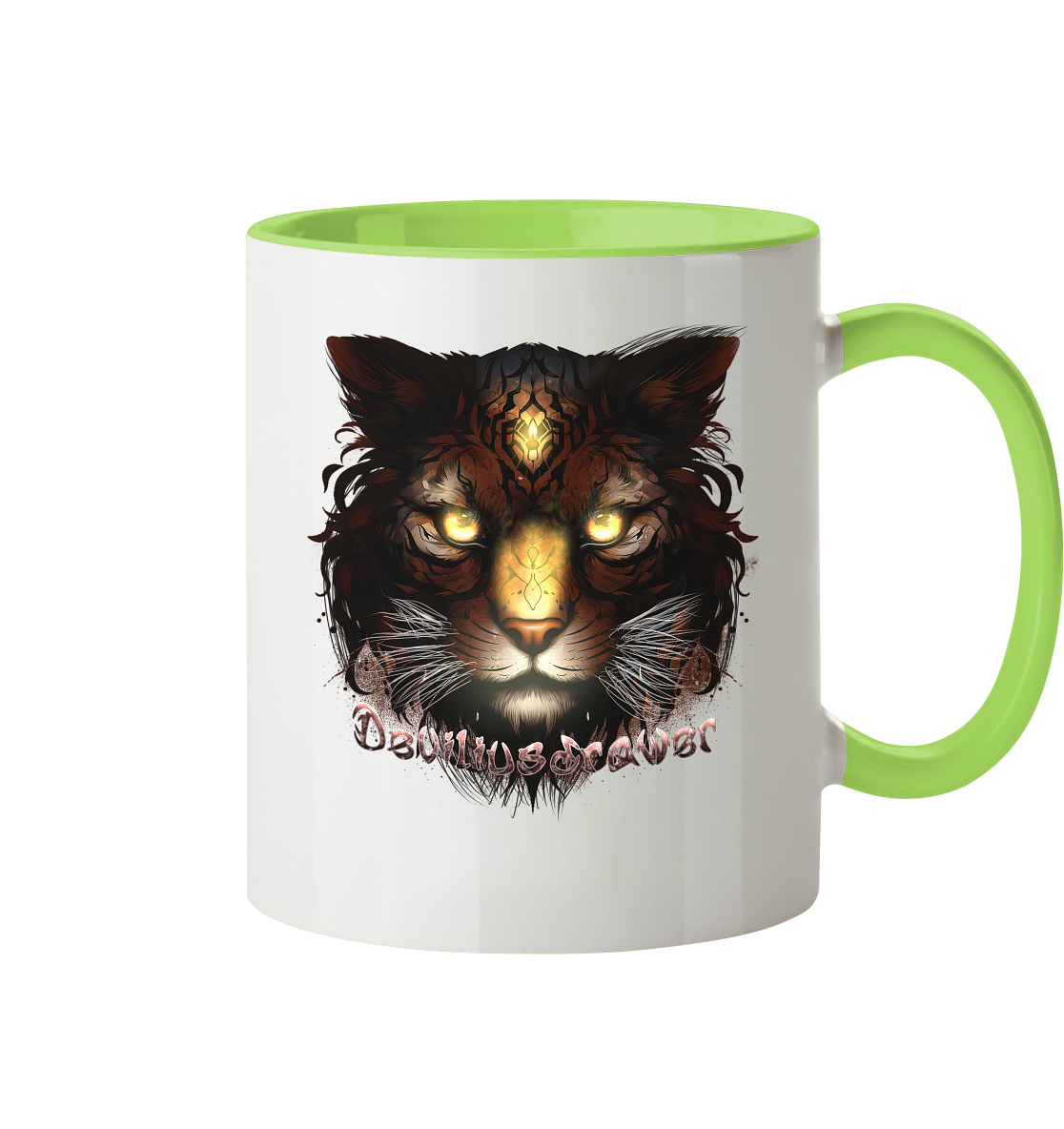 Deviliusdrawer Gold Tigercat - Tasse zweifarbig