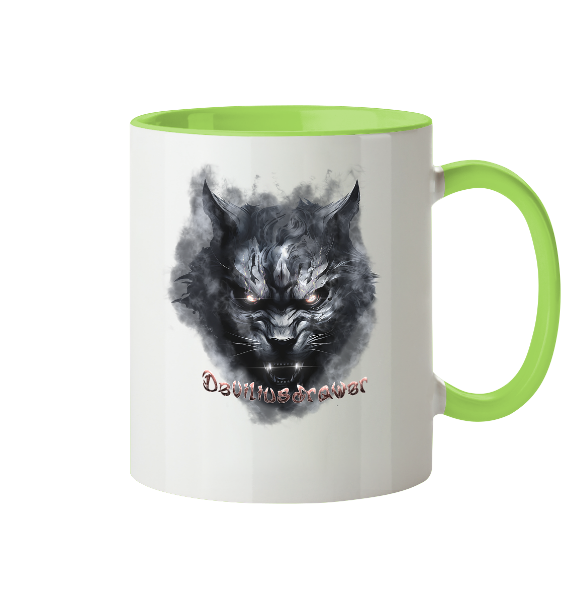 Deviliusdrawer Dark Beast Tiger  - Tasse zweifarbig