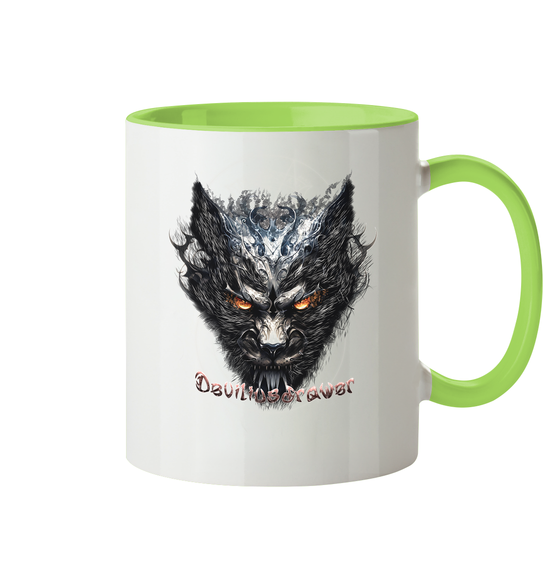 Deviliusdrawer Iron Cat - Tasse zweifarbig